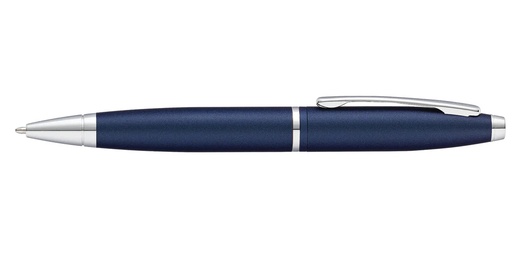 CROSS HARDCOVER A5 NOTEBOOK + PEN - NAVY BLUE 