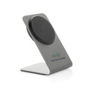 TERRA aluminum 15W magnetic wireless charging phone stand - Grey 