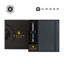 [GSCR 6566] Cross Calais™ Ballpoint Pen & A5 Hardcover Notebook Gift Set - Navy Blue